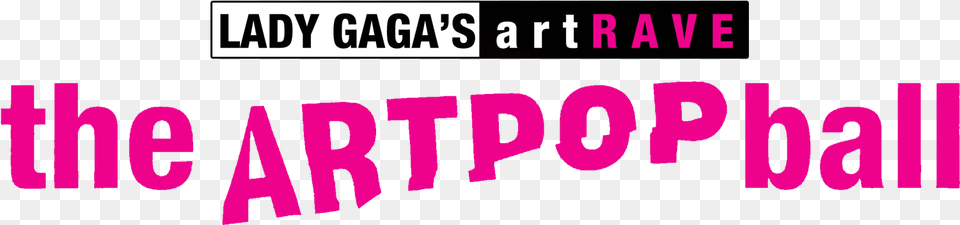 Ladys Gaga Logo Tour Artrave The Artpop Ball, Text, Purple Free Png Download