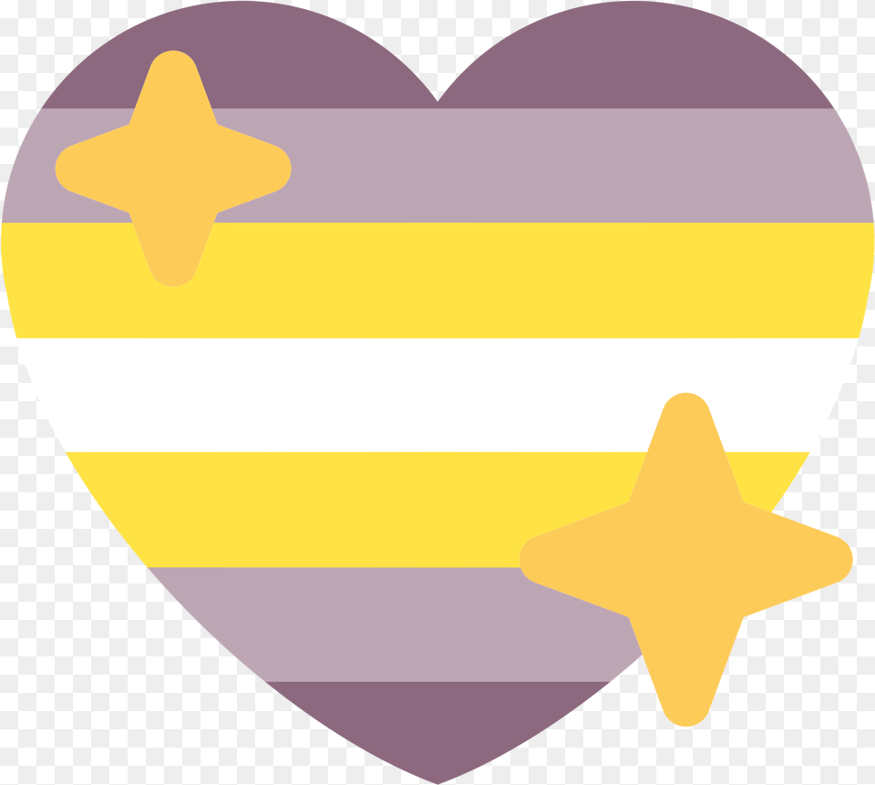 Ladysaytenn Demiboy Heart Discord Emoji, Star Symbol, Symbol Png Image