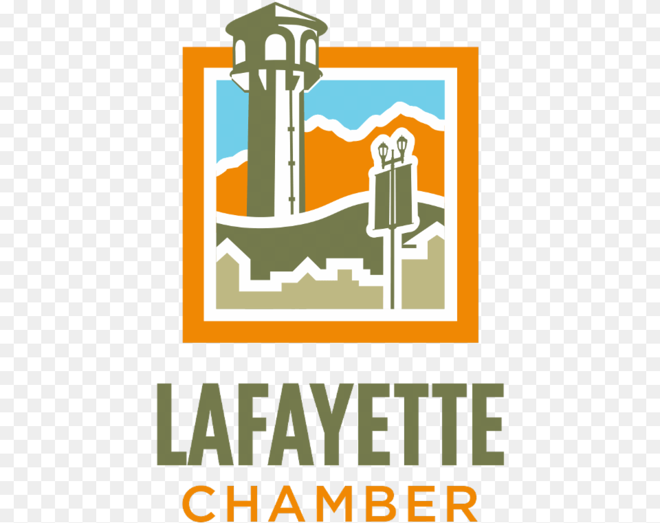 Lafayette Chamber Logo Top Of The Rock, Advertisement, Poster, Architecture, Building Free Png Download