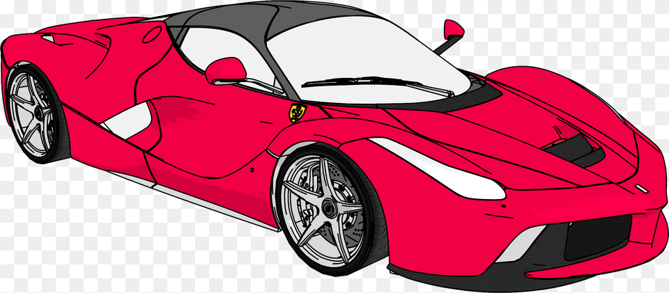 Laferrari Clipart, Wheel, Machine, Vehicle, Transportation Png