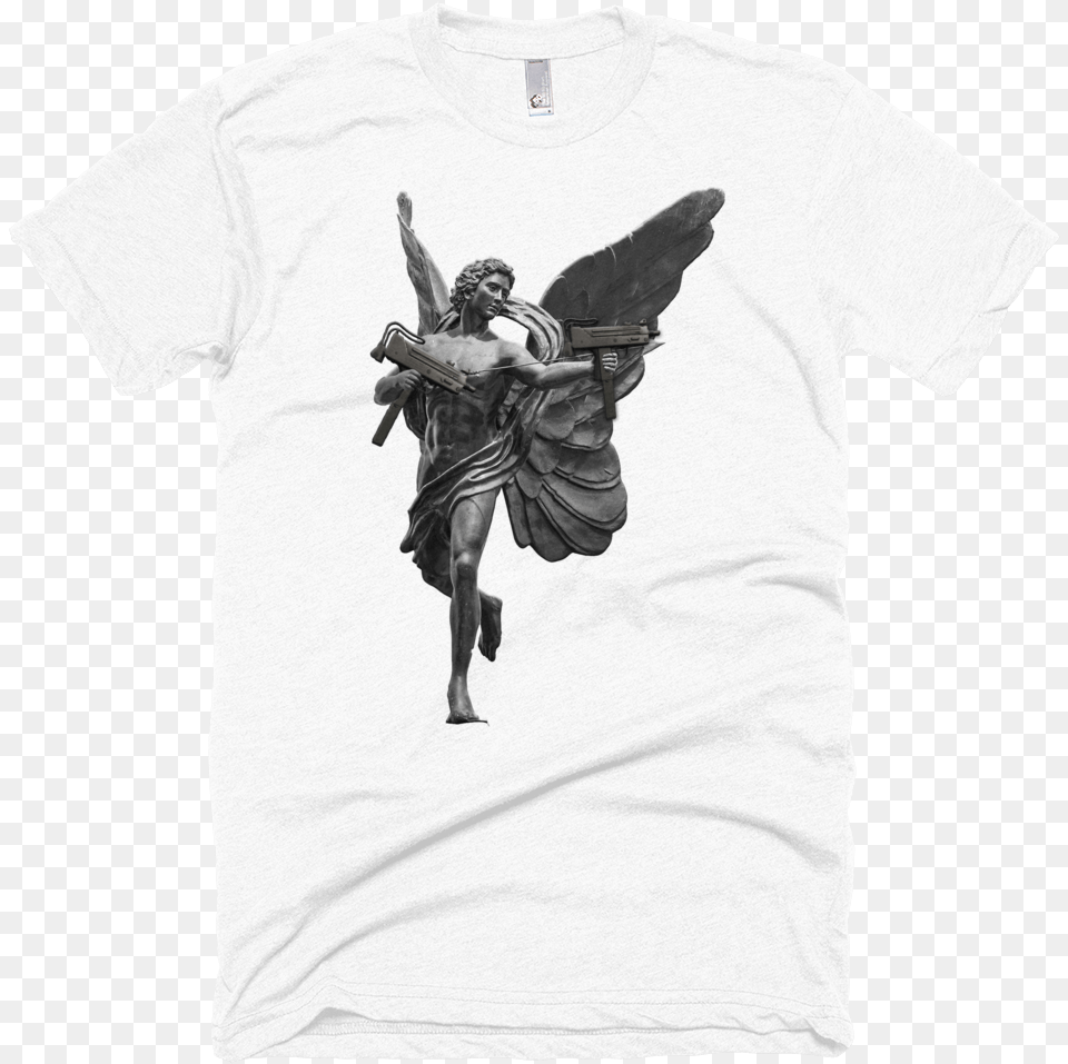 Lafs Quotguardian Angel Quot Short Sleeve Soft Stock Photography, Clothing, T-shirt, Adult, Male Png Image