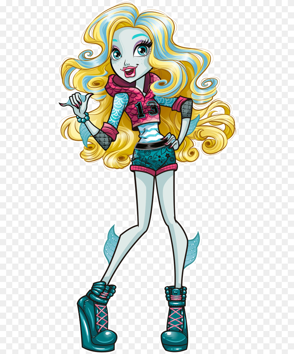 Lagoona Blue Monster High Characters, Publication, Book, Comics, Adult Free Png Download