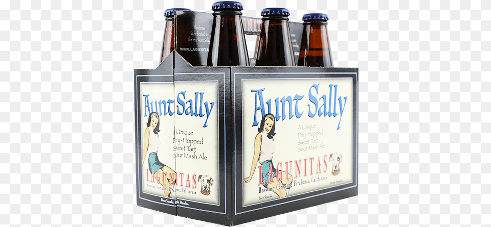 Lagunitas Aunt Sally Aunt Sally, Bottle, Alcohol, Beer, Beverage Free Png