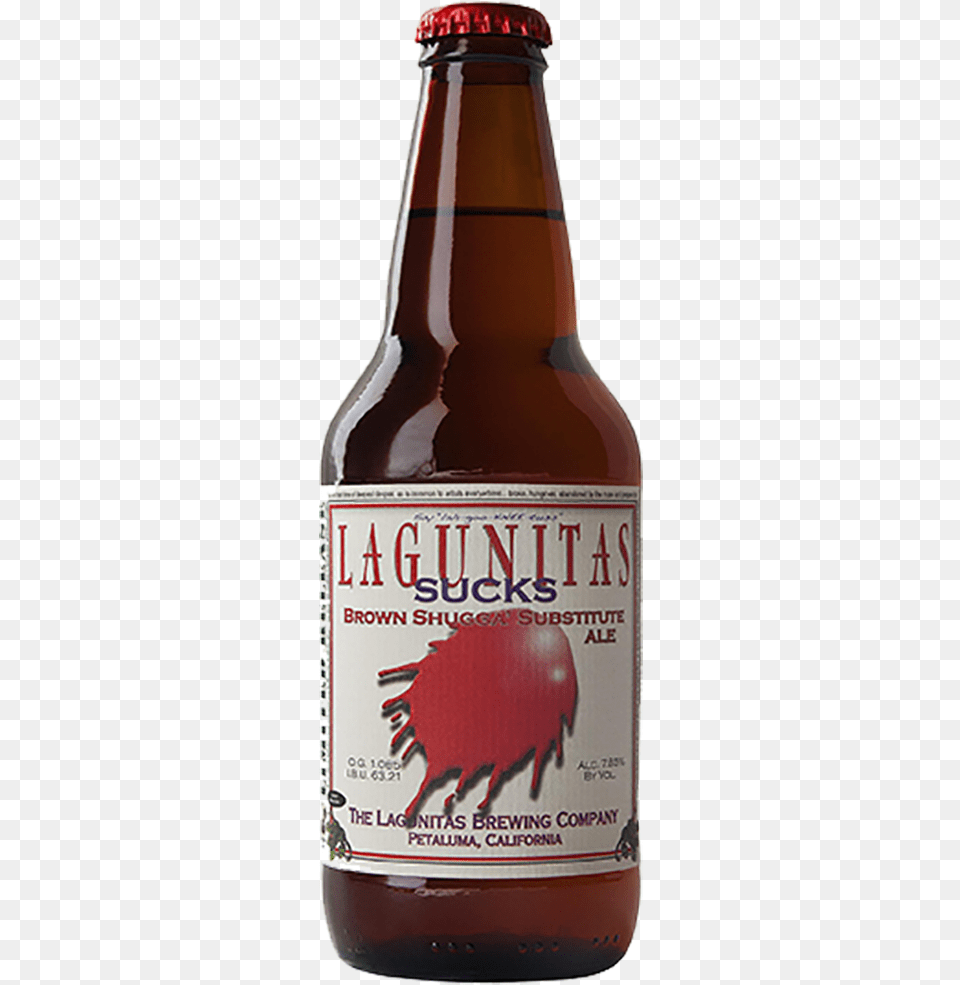 Lagunitas Beer, Alcohol, Beer Bottle, Beverage, Bottle Free Png