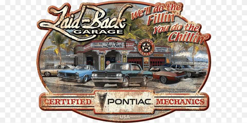 Laid Back Garage Signs, Machine, Restaurant, Transportation, License Plate Free Png