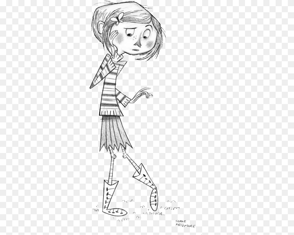 Laika Films Laika Coraline Character Design, Book, Comics, Publication, Art Free Png