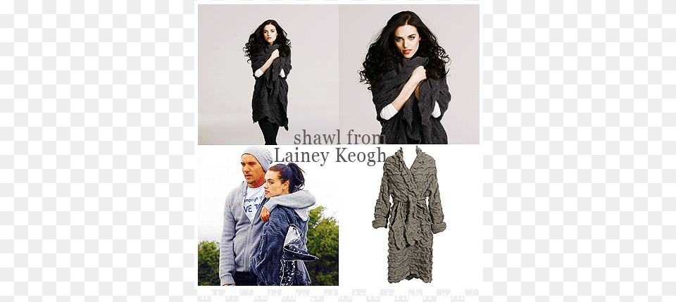 Lainey Keogh Shawl Katie Mcgrath And Jonathan Rhys, Clothing, Coat, Sleeve, Fashion Png