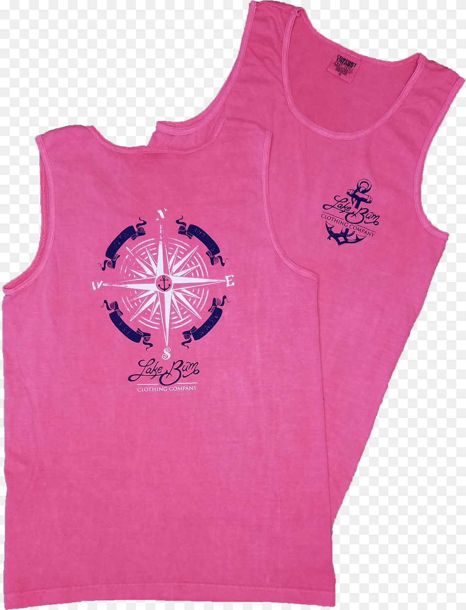 Lake Bum Compass Rose Tank Active Tank Free Png