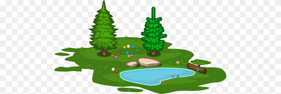 Lake Clipart, Green, Tree, Plant, Pine Png
