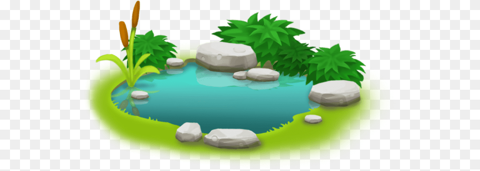 Lake Clipart Lily Pad Pond Pond Clipart, Water, Outdoors, Nature, Pool Png Image