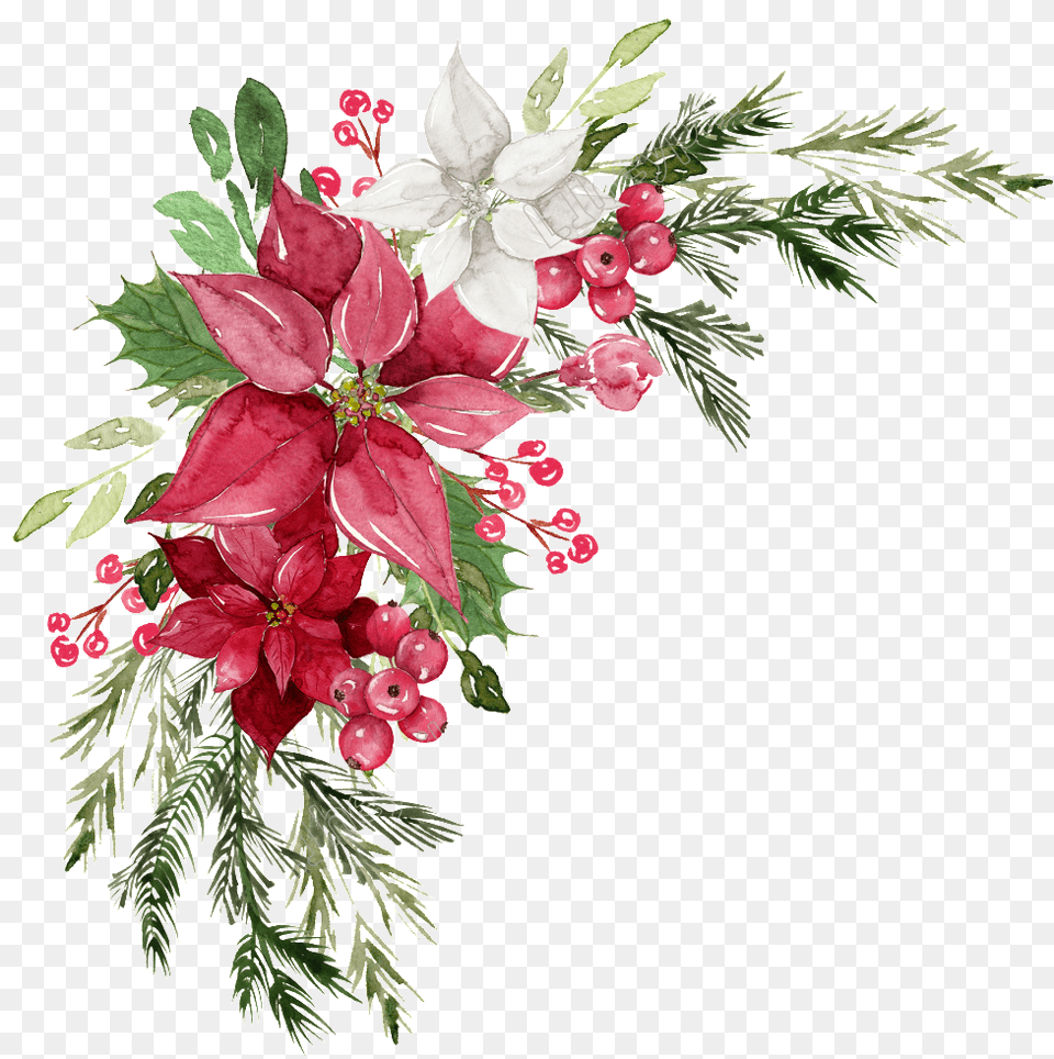 Lake Clipart Watercolor Red Flowers Watercolor Border, Art, Floral Design, Flower, Flower Arrangement Free Png Download