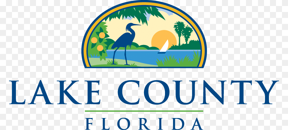 Lake County Fl Logo, Animal, Bird, Waterfowl, Crane Bird Png