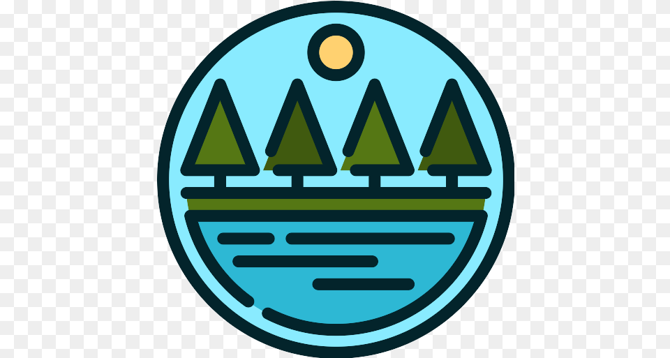Lake Icon Lago Logo, Badge, Symbol Free Png Download