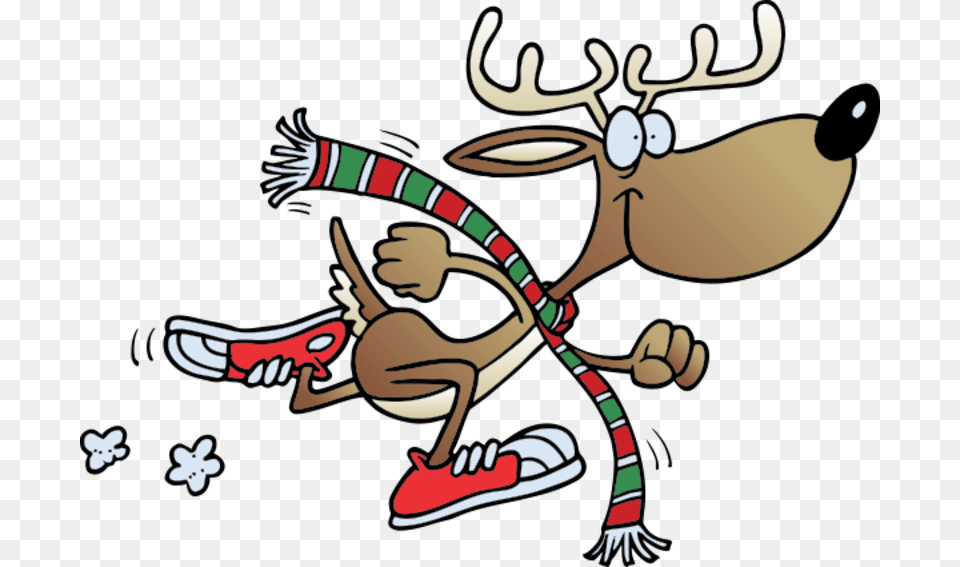 Lake Jovita 5k Reindeer Run Reindeer Run Clipart, Animal, Deer, Mammal, Wildlife Free Transparent Png