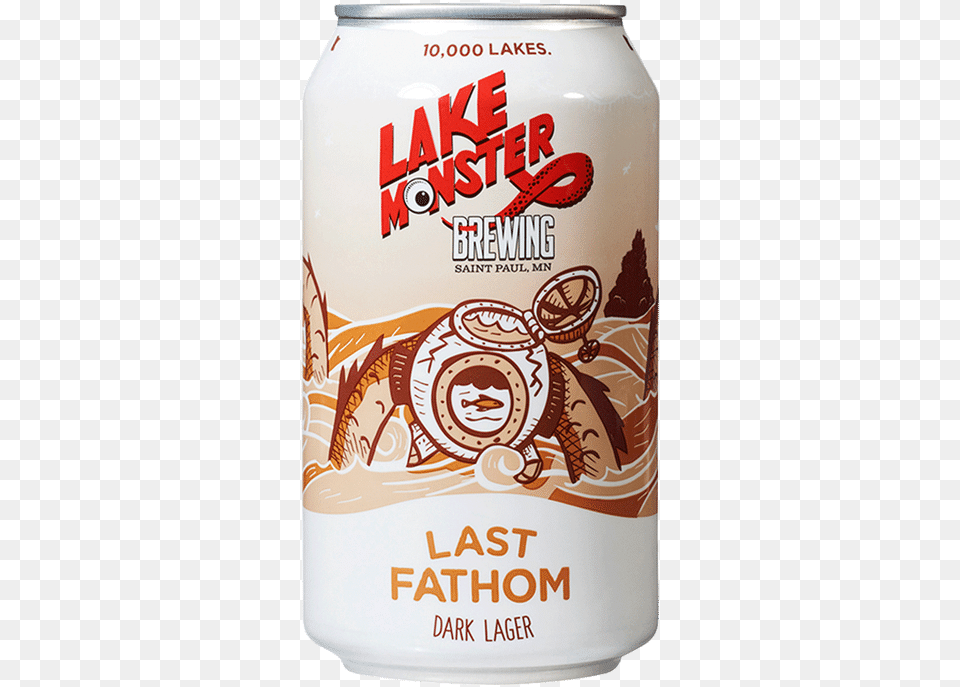 Lake Monster Last Fathom Dark Lager Lake Monster Calhoun Claw Pilsner Can, Alcohol, Beer, Beverage, Tin Free Transparent Png
