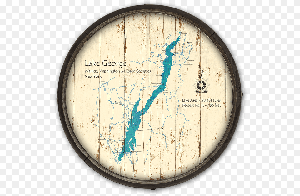 Lake Of The Ozarks Wooden Map, Chart, Plot, Outdoors Free Png