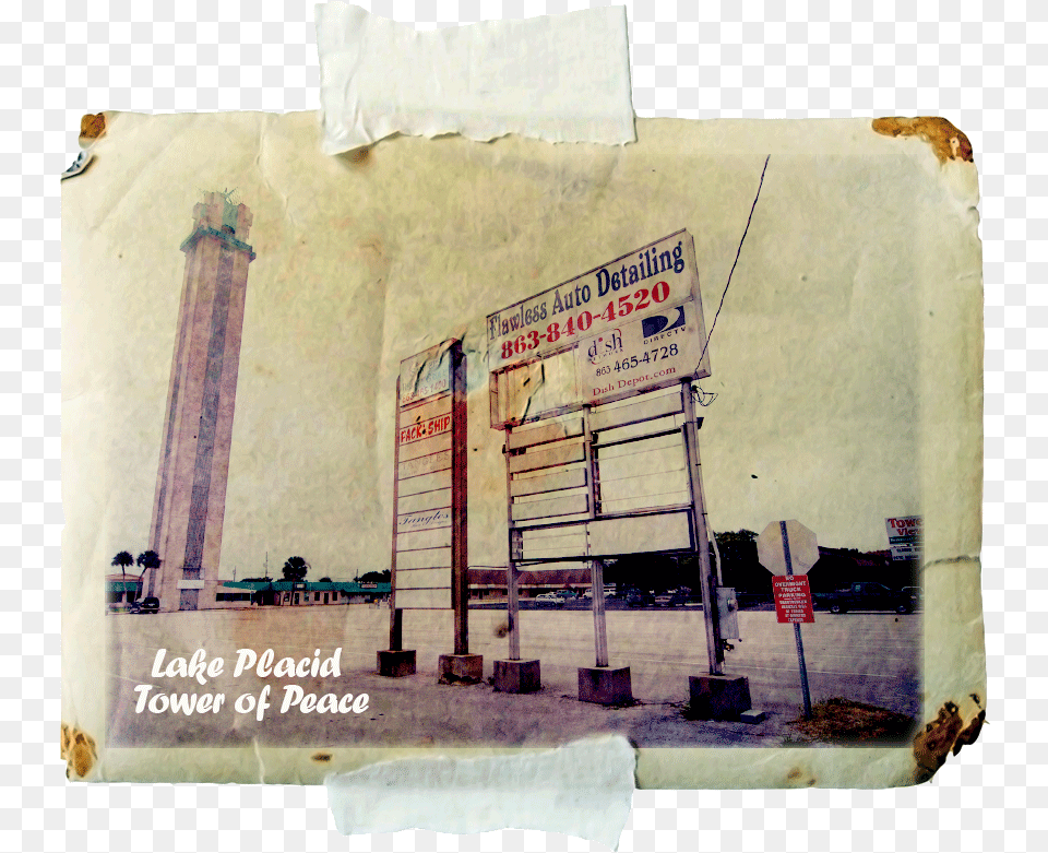 Lake Placid Florida Tower Bok Tower Gardens, Advertisement, Art, Painting, Car Free Png