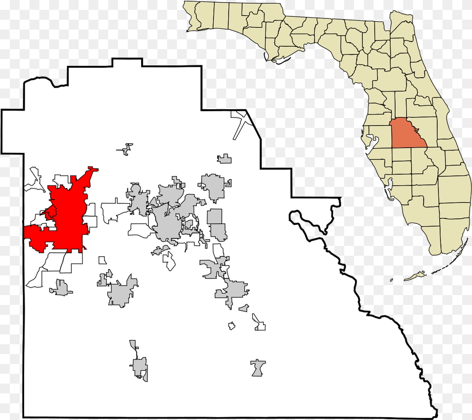 Lake Wales Polk County Florida, Chart, Plot, Map, Atlas Free Png