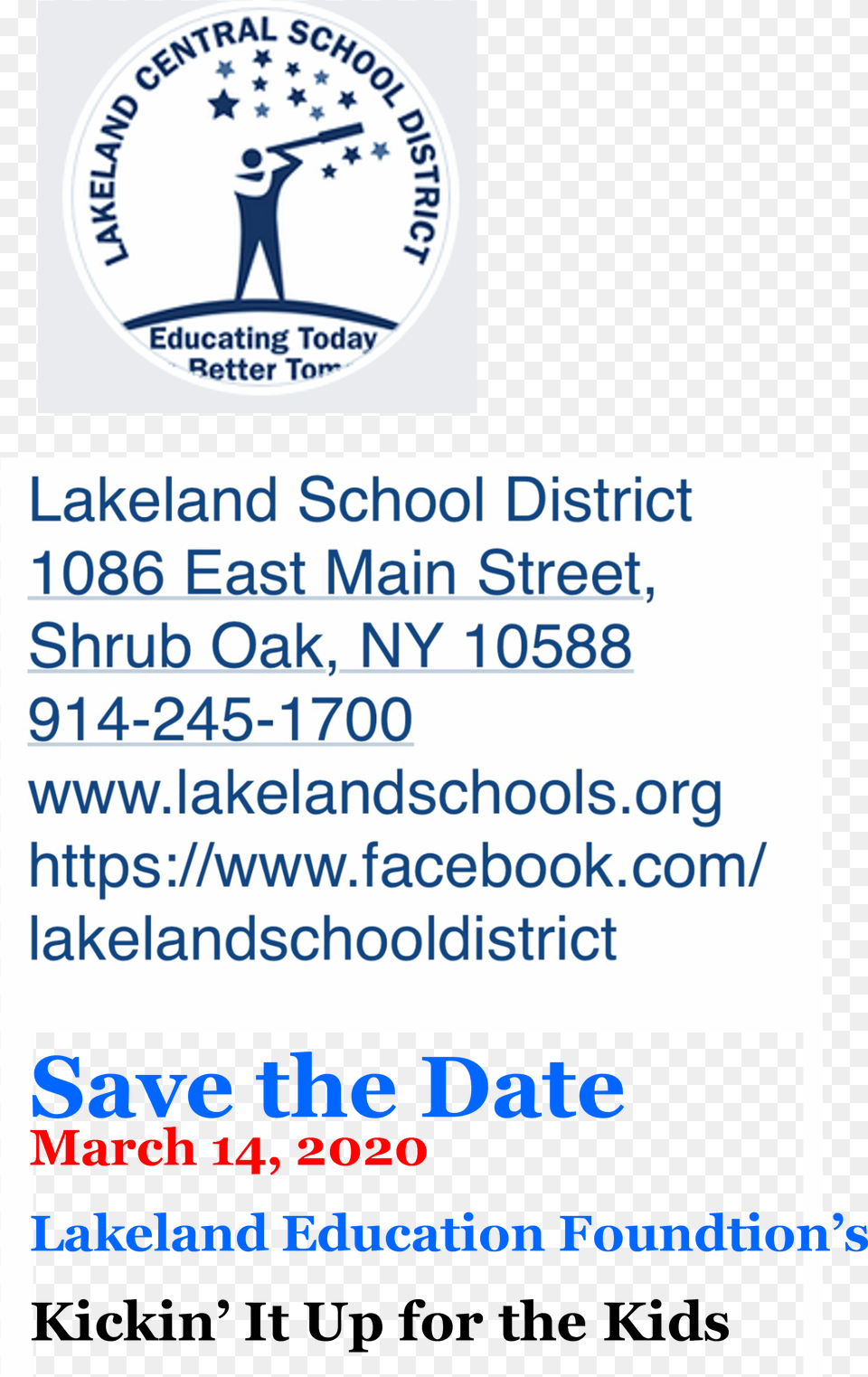 Lakeland Education Foundation Poster, Advertisement Free Png