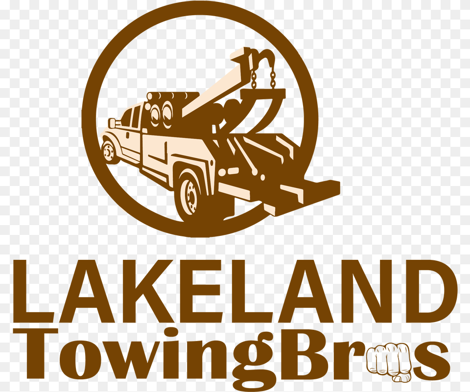 Lakeland Towing Company Logo Construction Equipment, Tow Truck, Transportation, Truck, Vehicle Png
