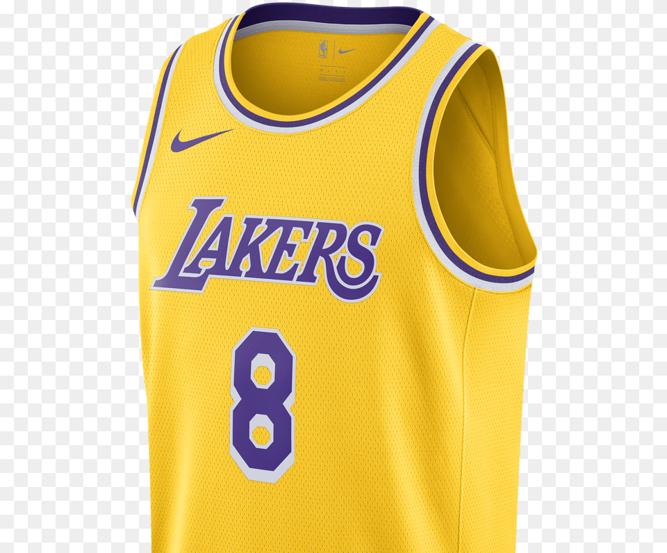 Lakers Fans Can Celebrate Kobe Bryant Day Lakers Jersey, Clothing, Shirt, Bib, Person Png