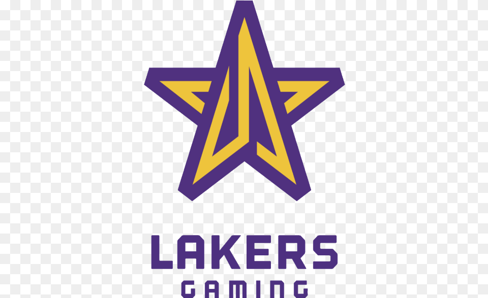 Lakers Gaming Logo Navy Football, Symbol, Star Symbol, Scoreboard Free Png Download
