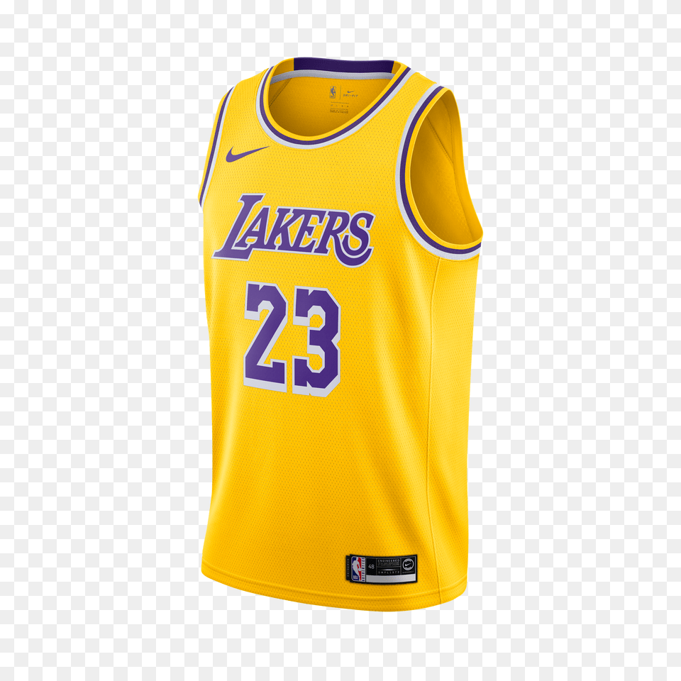 Lakers Jersey Lebron James Lakers Jersey, Clothing, Shirt, Bib, Person Png Image