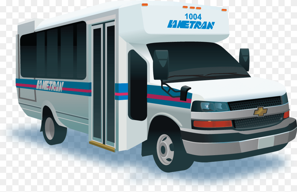Laketran Bus Laketran Dial A Ride, Transportation, Van, Vehicle, Minibus Free Png Download