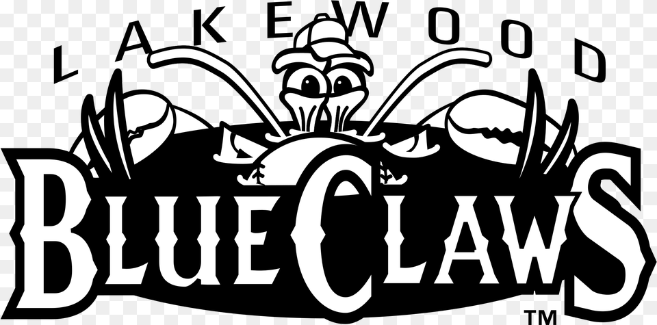 Lakewood Blueclaws, Stencil, Logo Free Png