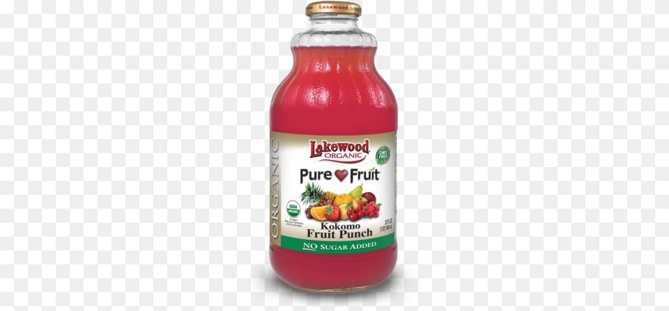 Lakewood Organic Kokomo Fruit Punch Juice Blend 32 Lakewood Organic Pure Fruit Juice Kokomo Fruit Punch, Food, Ketchup, Beverage Png Image