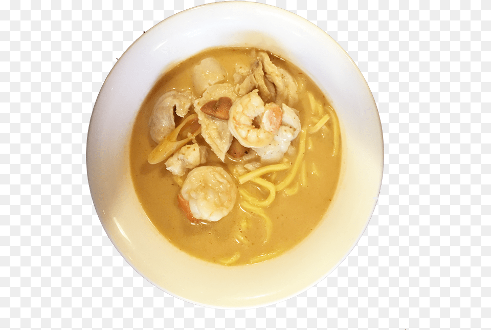 Laksa, Bowl, Curry, Dish, Food Free Transparent Png