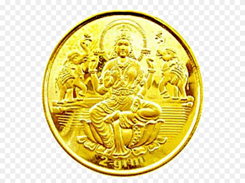 Lakshmi Gold Coin Background Image 2 Gram Gold Coin, Wedding, Person, Adult, Female Png