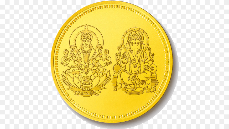 Lakshmi Gold Coin Pic Hd New Dhanteras Background, Person, Money, Adult, Bride Free Transparent Png