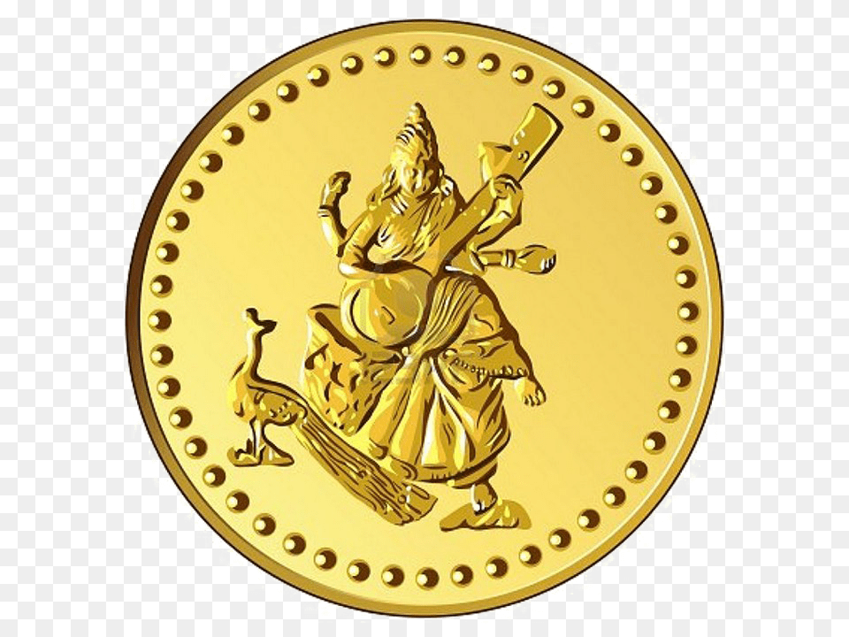 Lakshmi Gold Coin Picture Arts, Person, Money, Animal, Bird Png