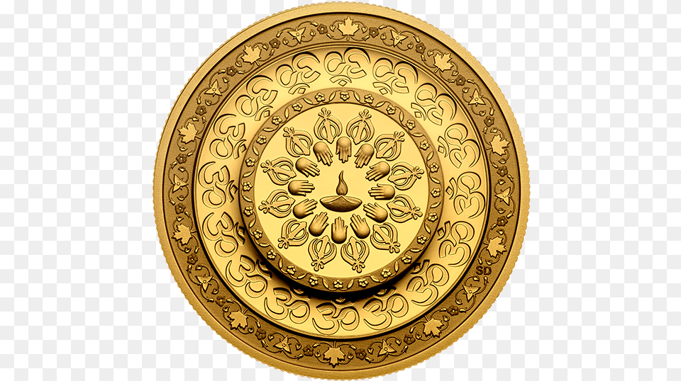 Lakshmi Gold Coin Transparent Image Arts Laxmy Gold Coin, Bronze Free Png Download