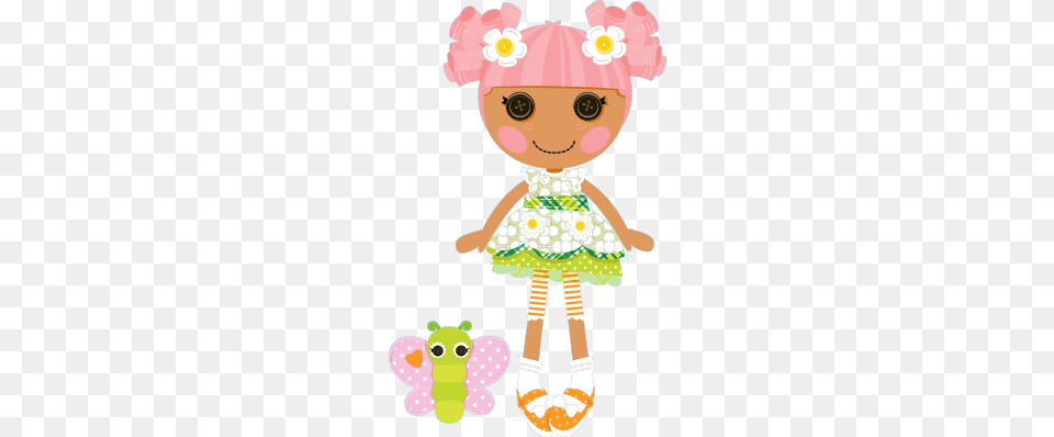 Lalaloopsy Blossom Flowerpot, Doll, Toy, Baby, Person Free Png Download