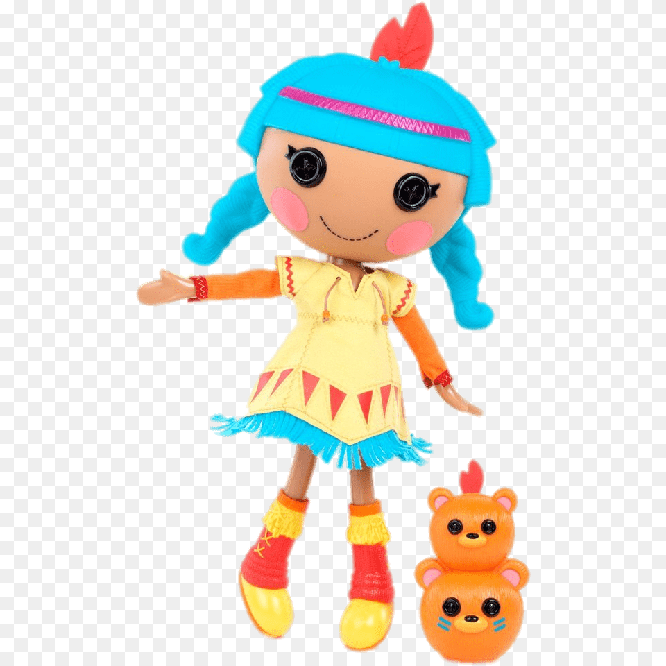 Lalaloopsy Feather Tell A Tale, Doll, Toy, Plush, Face Free Png