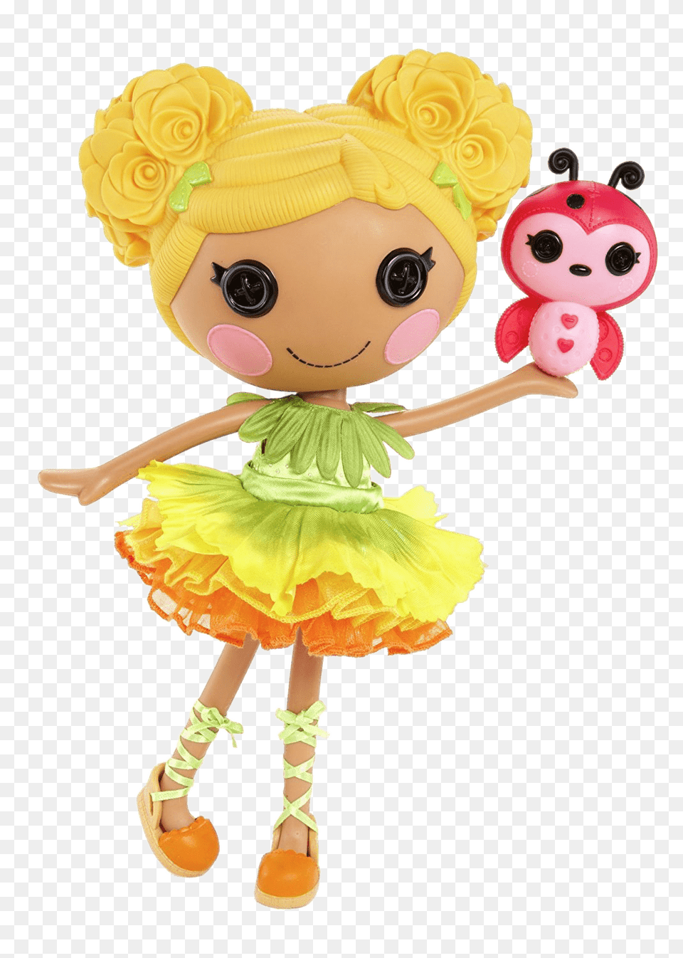 Lalaloopsy Mari Golden Petals, Doll, Toy, Face, Head Free Png