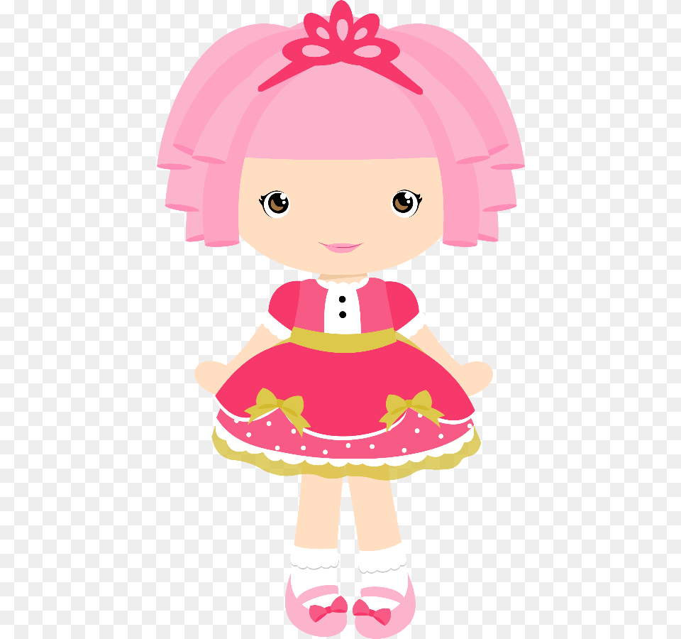 Lalaloopsy Party Clip Art Felt Templates Stencil Pink Doll Clipart, Toy, Baby, Person, Face Free Png Download