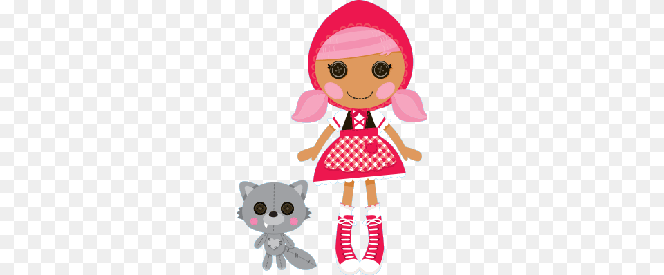 Lalaloopsy Scarlet Riding Hood, Doll, Toy, Animal, Bear Free Png Download