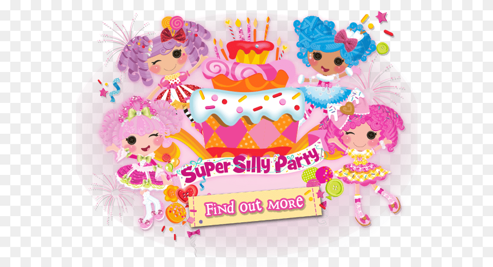 Lalaloopsy Super Silly Party Lalaloopsy Mittens Super Silly Party, Person, People, Food, Dessert Free Png