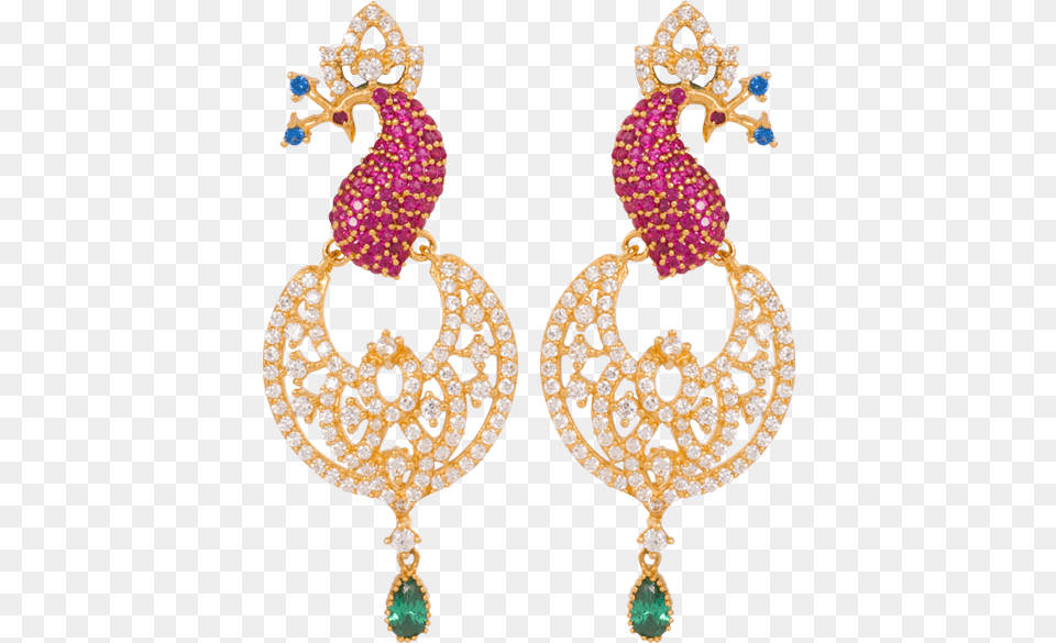 Lalithaa Jewellery, Accessories, Earring, Jewelry, Chandelier Free Png