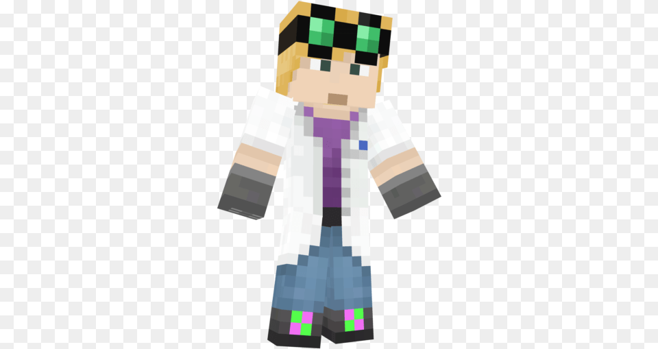 Lalna Minecraft Skin, Clothing, Coat, Lab Coat, Person Free Png