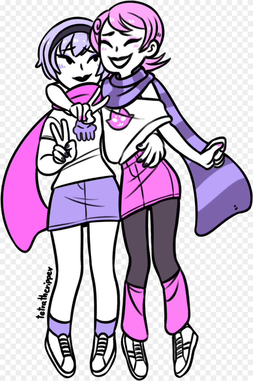 Lalondes Homestuck Rose And Roxy Homestuck Rose And Roxy, Book, Purple, Comics, Publication Free Png
