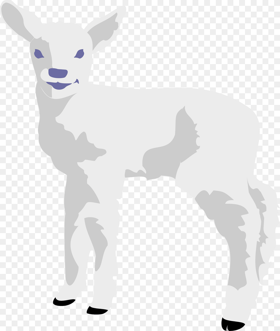 Lamb Clipart, Livestock, Animal, Mammal, Adult Png Image