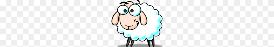 Lamb Clipart Clip Art Of A Cute Little Fluffy White Lamb, Livestock, Animal Free Png Download