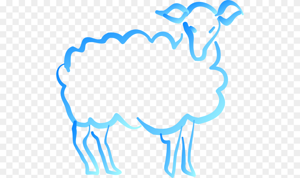 Lamb Gradient Blue Green Svg Clip Arts Red Lamb, Animal, Livestock, Mammal, Sheep Free Transparent Png