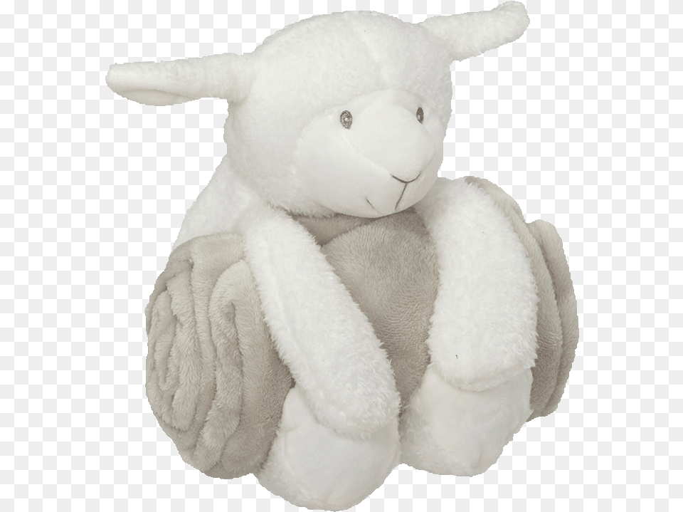 Lamb Hugger Stuffed Toy, Plush Png
