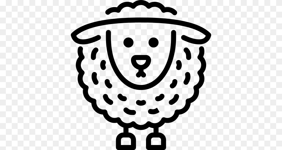 Lamb Icon, Gray Png