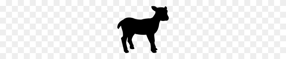 Lamb Icons Noun Project, Gray Png Image